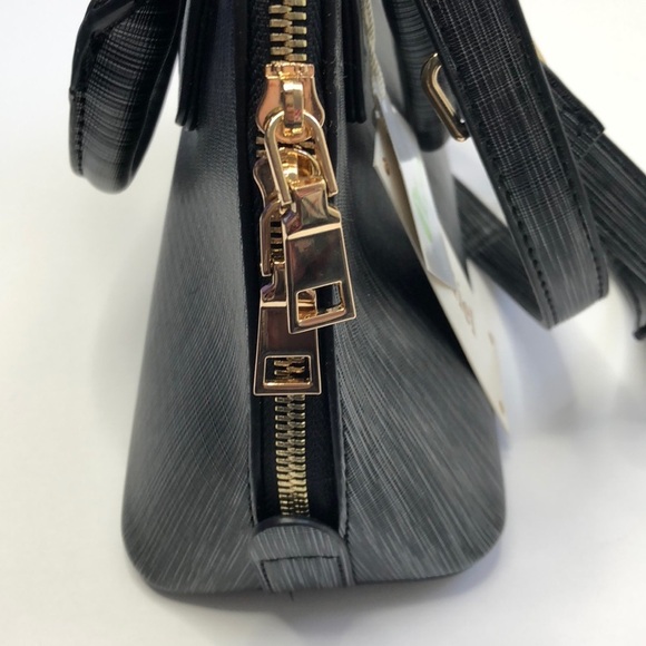 Le Miel black vegan leather satchel - Picture 6 of 6